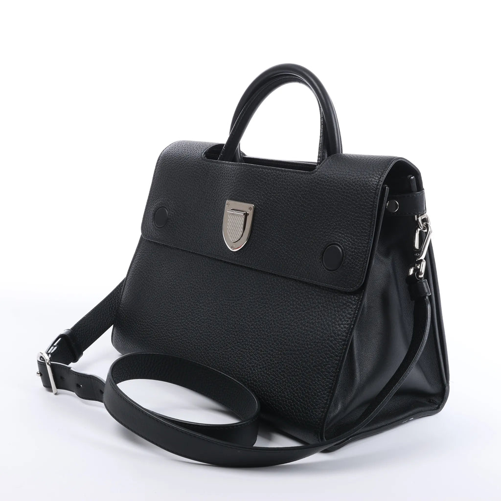 Bolso de mano Dior Diorever de cuero negro 2Way