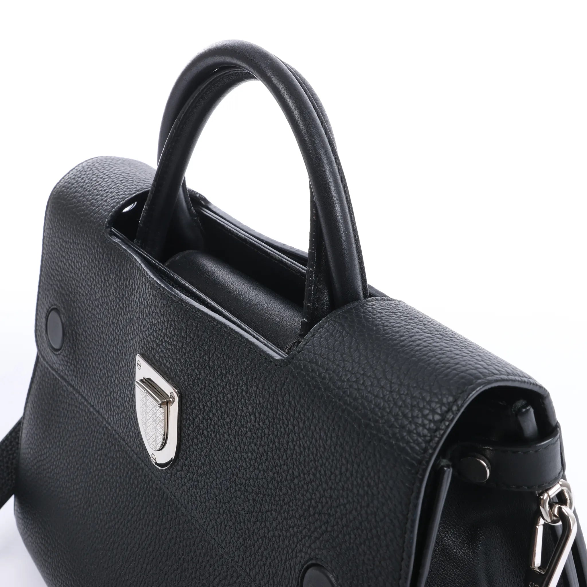 Bolso de mano Dior Diorever de cuero negro 2Way