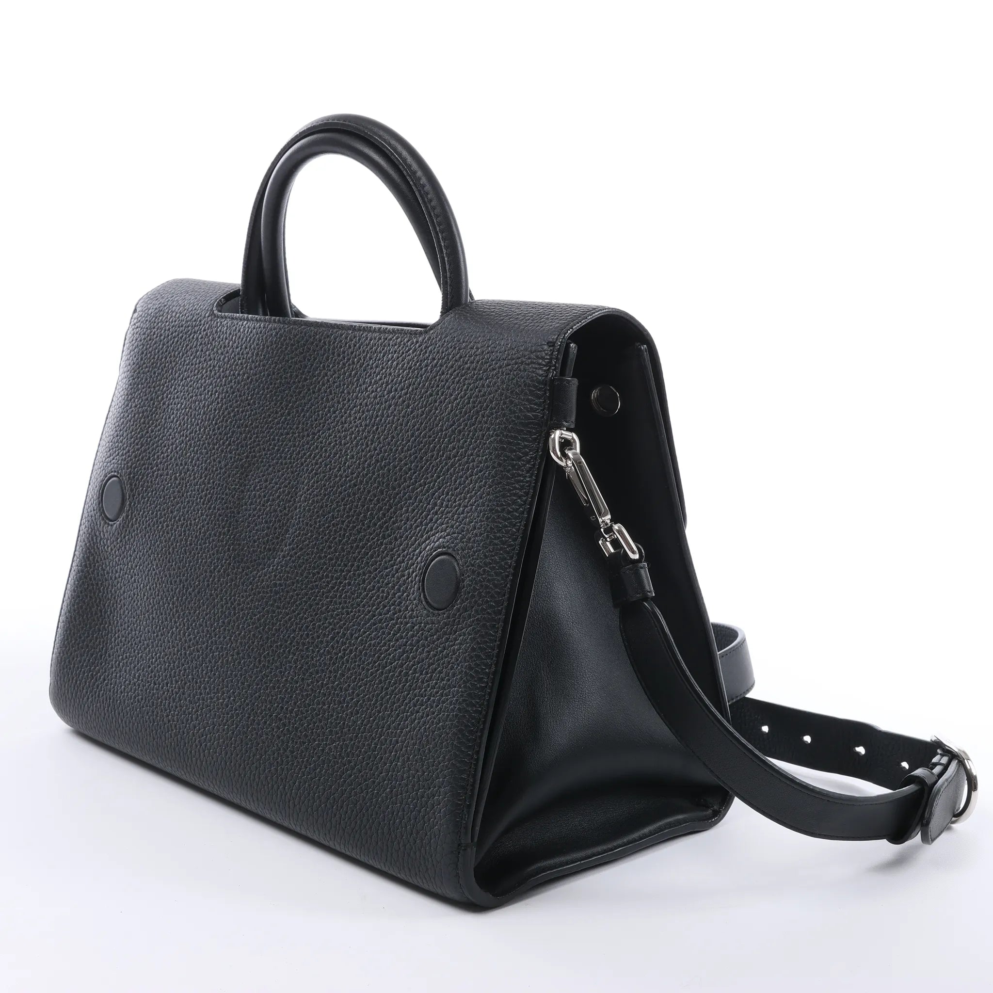 Bolso de mano Dior Diorever de cuero negro 2Way