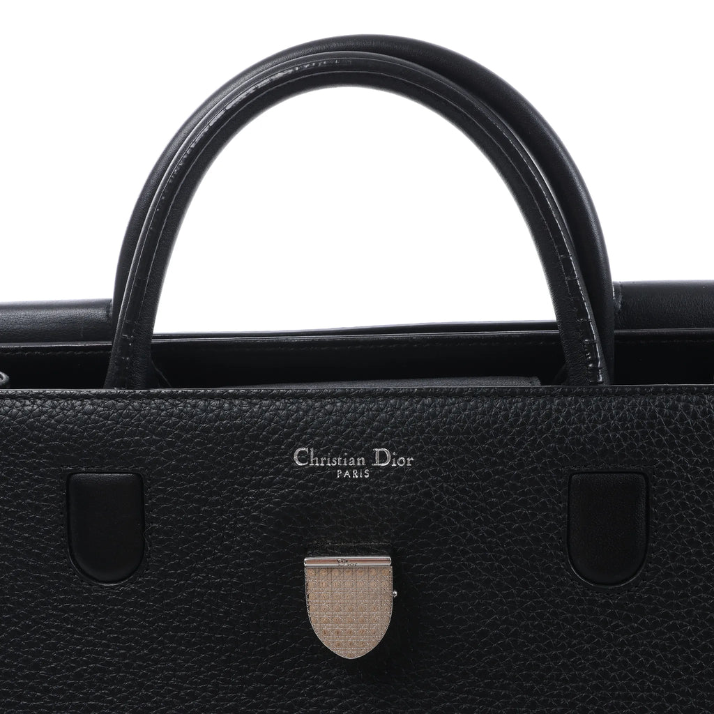 Bolso de mano Dior Diorever de cuero negro 2Way