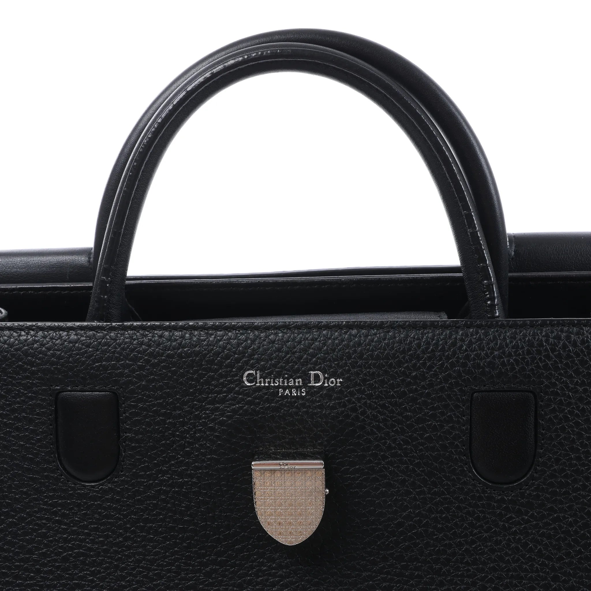 Bolso de mano Dior Diorever de cuero negro 2Way
