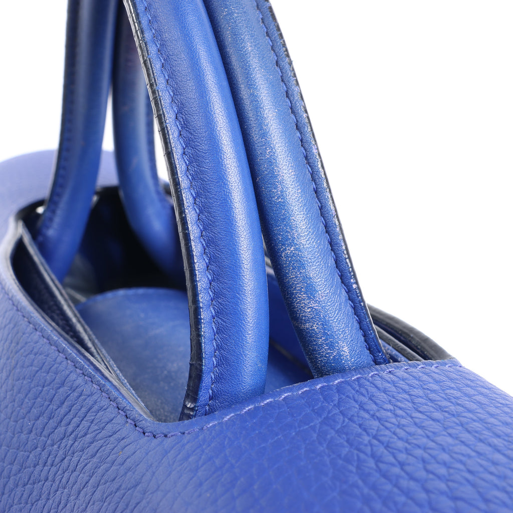 Dior Diorever Medium Leather 2Way Handbag in Blue