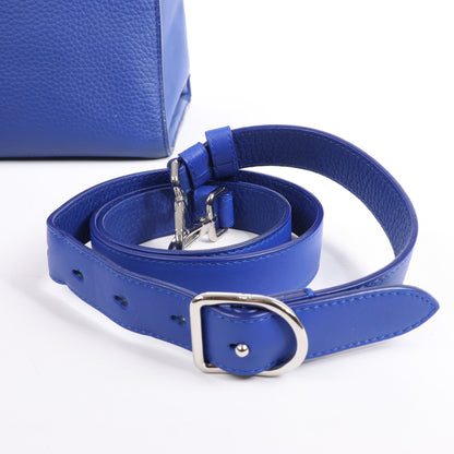 Christian Dior Diorever Medium Leather 2Way Handbag in Blue