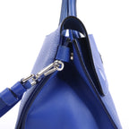 Dior Diorever Medium Leather 2Way Handbag in Blue