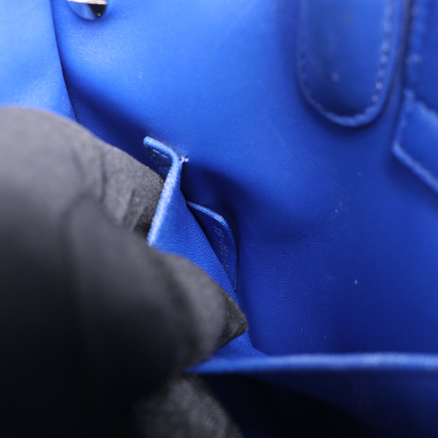 Christian Dior Diorever Medium Leather 2Way Handbag in Blue