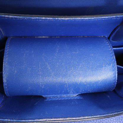 Dior Diorever – Mittlere 2-Wege-Handtasche aus Leder in Blau