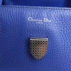 Dior Diorever Medium Leather 2Way Handbag in Blue