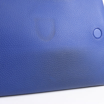 Christian Dior Diorever Medium Leather 2Way Handbag in Blue