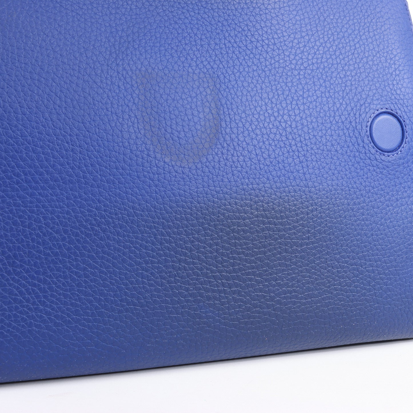 Dior Diorever – Mittlere 2-Wege-Handtasche aus Leder in Blau