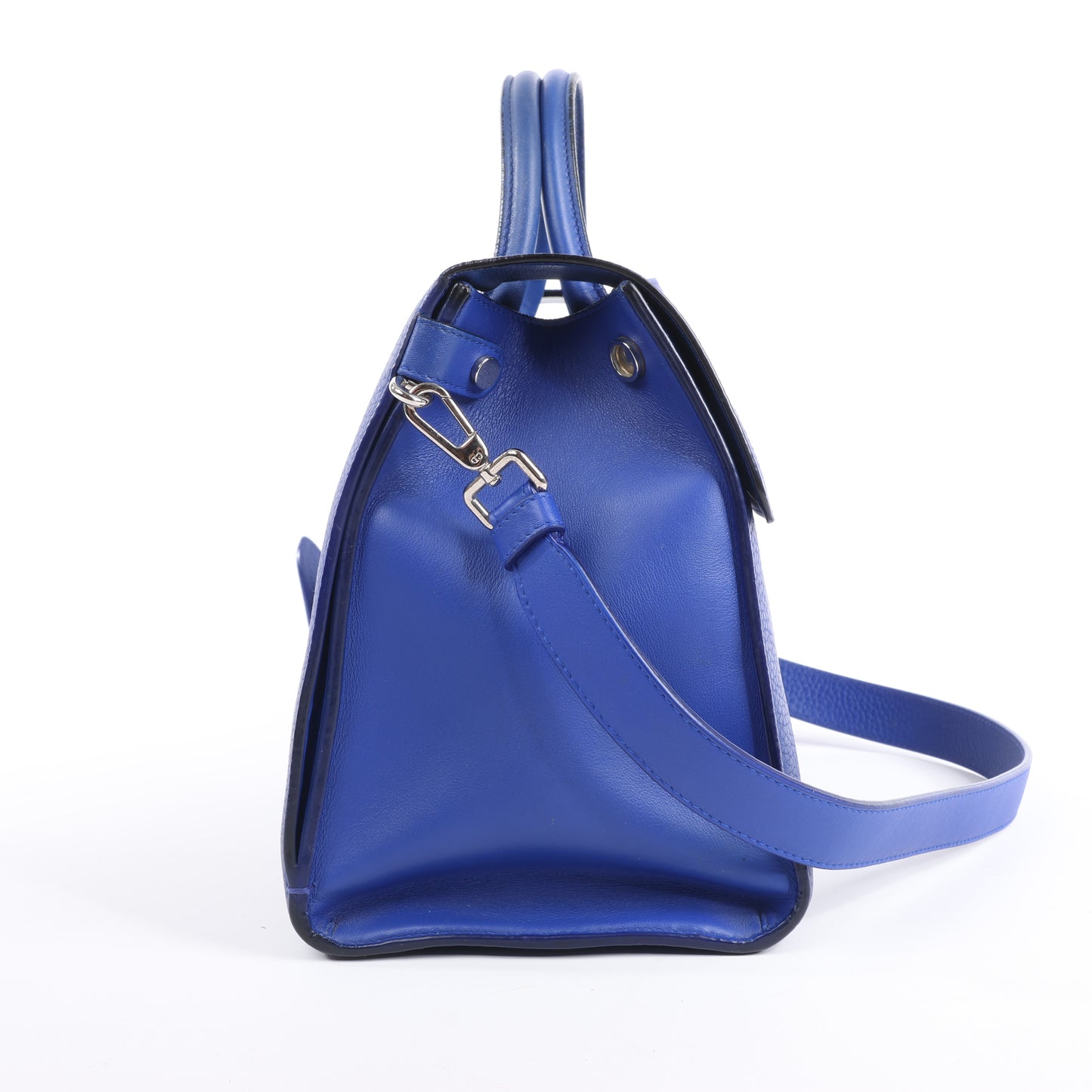 Christian Dior Diorever Medium Leather 2Way Handbag in Blue