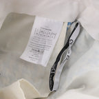 Christian Dior Houndstooth Cotton Belted Pants in Blue, Size FR 38