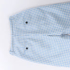 Christian Dior Houndstooth Cotton Belted Pants in Blue, Size FR 38
