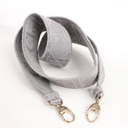 Dior Lady D-Lite Cannage Canvas Medium 2Way Handbag in Gray