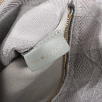 Dior Lady D-Lite Cannage Canvas Medium 2Way Handbag in Gray