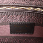 Dior Lady D-Lite Medium Toile Doo JUY Embroidery Canvas 2Way Handbag in Pink