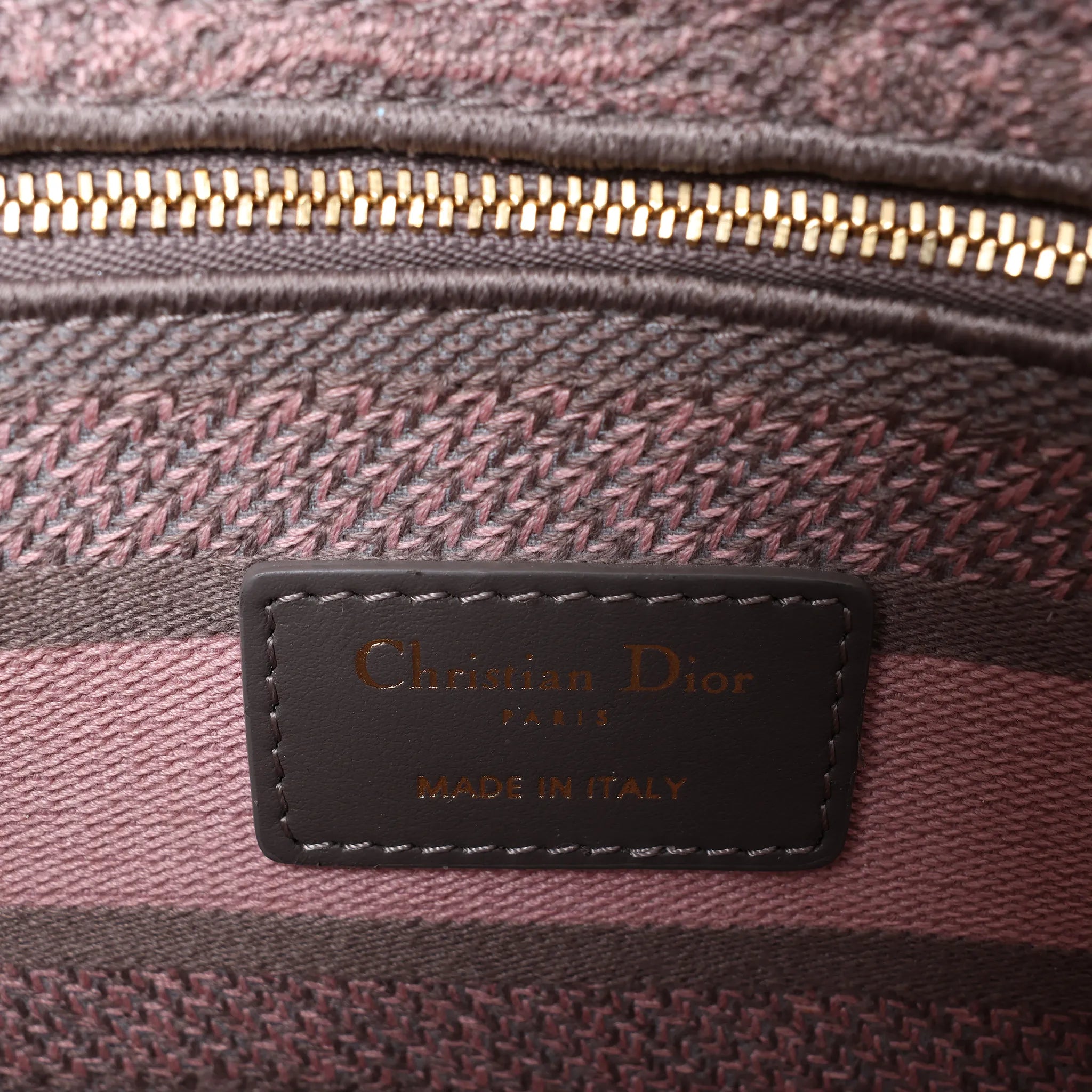 Dior Lady D-Lite Medium Toile Doo JUY Embroidery Canvas 2Way Handbag in Pink