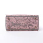 Dior Lady D-Lite Medium Toile Doo JUY Embroidery Canvas 2Way Handbag in Pink