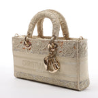 Bolso de Mano Dior Lady D-Joy Racing 2Way en Beige