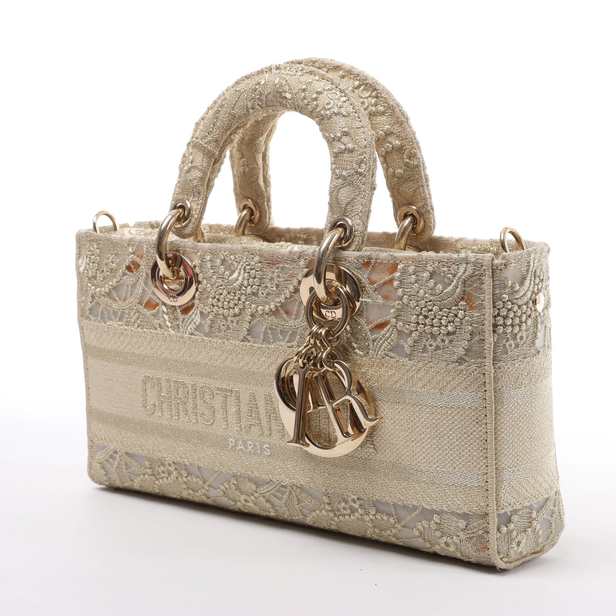 Bolso de Mano Dior Lady D-Joy Racing 2Way en Beige
