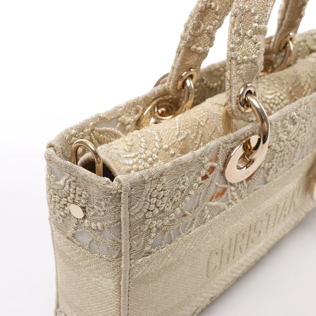 Bolso de Mano Dior Lady D-Joy Racing 2Way en Beige