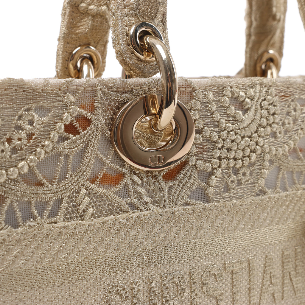 Bolso de Mano Dior Lady D-Joy Racing 2Way en Beige