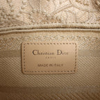 Dior Lady D-Joy Racing 2Way Handbag in Beige