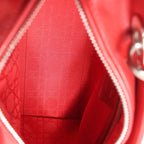 Dior Lady Dior Cannage Leather 2Way Handbag in Red
