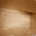 Dior Lady Dior Leather Cannage Large Handbag in Beige