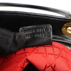 Dior Lady Dior Large Cannage Leather 2Way Handbag in Black