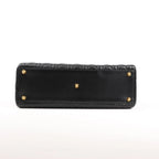 Dior Lady Dior Large Cannage Leather 2Way Handbag in Black