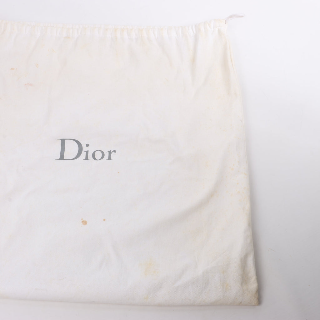 Dior Lady Dior Leather Cannage Large Handbag in Blue