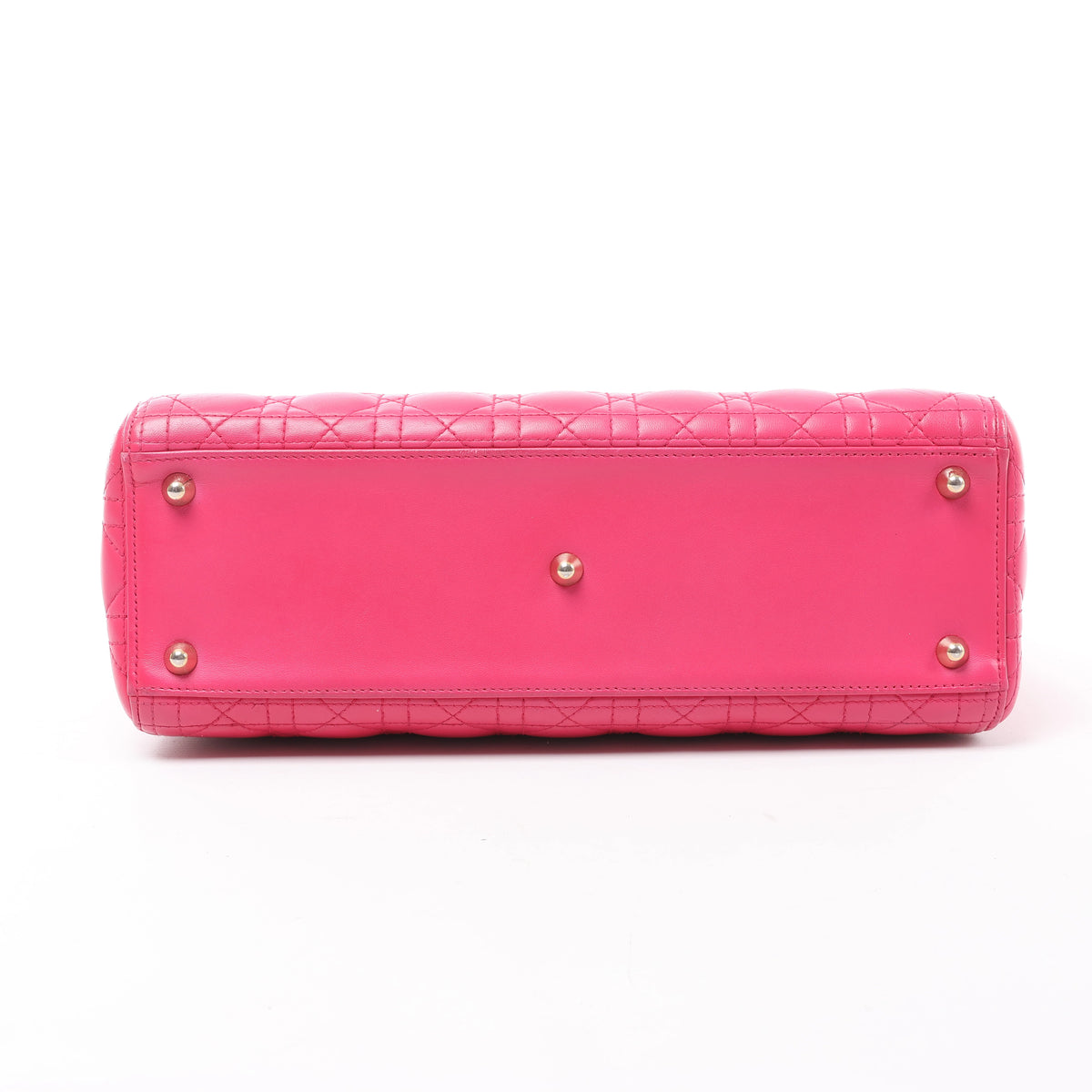 Christian Dior Lady Dior Large Cannage Leather Handbag in Pink