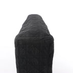 Dior Lady Dior Large Cannage Nylon x Patent Leather 2Way Handbag in Black