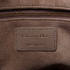 Dior Lady Dior Medium Cannage Leather 2Way Handbag in Beige