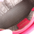 Christian Dior Lady Dior Medium Cannage Leather 2Way Handbag in Pink
