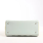 Dior Lady Dior Large Cannage Leather Handbag in Pastel Blue x Pink x Yellow