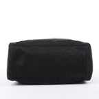 Dior Lady Dior Cannage Nylon Handbag in Black