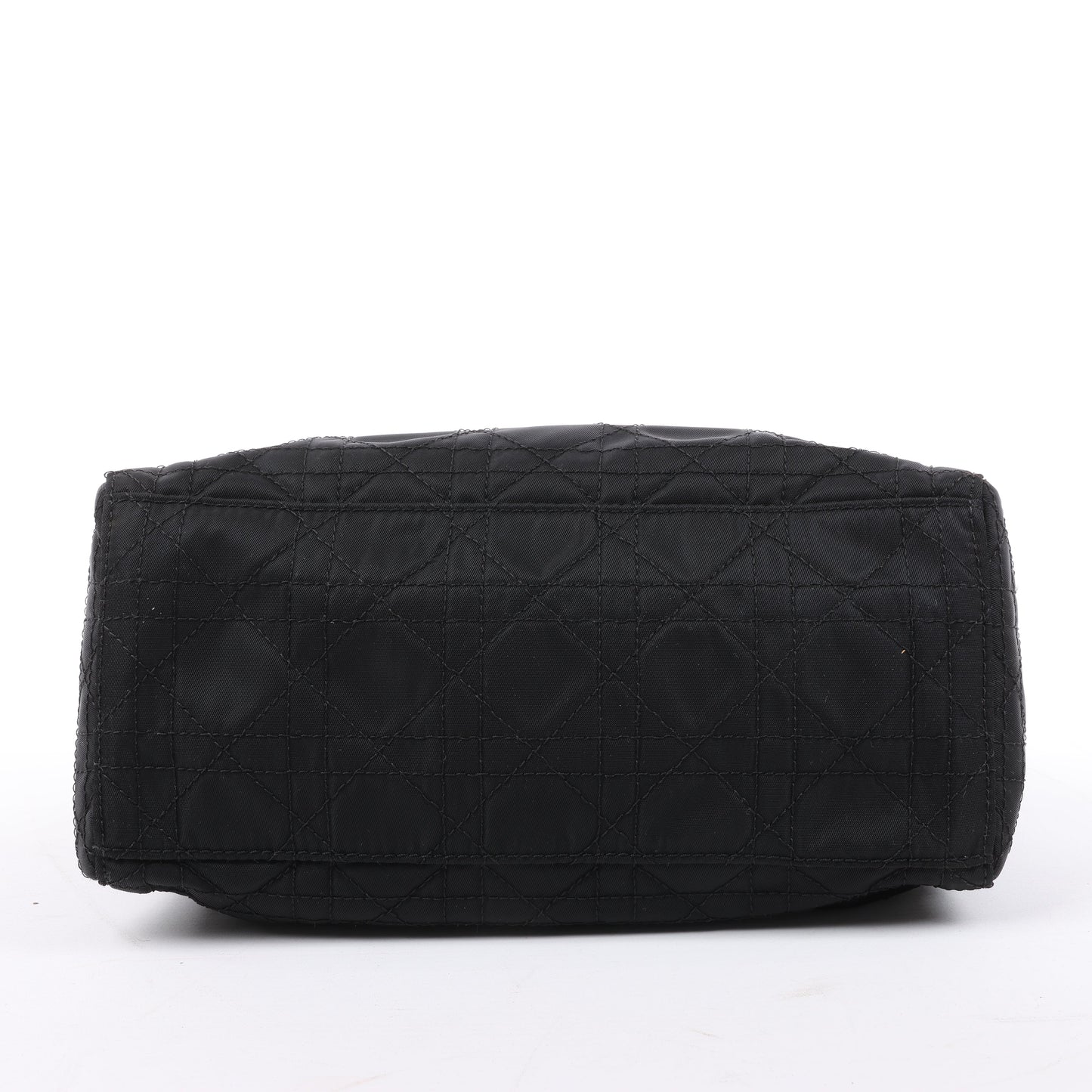 Dior Lady Dior Cannage Nylon Handbag in Black