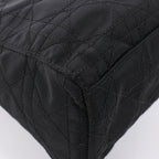 Dior Lady Dior Cannage Nylon Handbag in Black