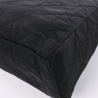 Dior Lady Dior Cannage Nylon Handbag in Black