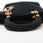 Christian Dior Lady Dior Cannage Nylon Handbag in Black