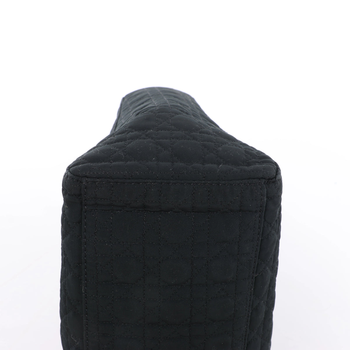 Christian Dior Lady Dior Cannage Nylon Handbag in Black