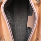 Dior Lady Dior Large Cannage Patnet Leather 2Way Handbag in Beige
