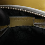 Christian Dior Lady Dior Cannage Patent Leather 2Way Handbag in Khaki