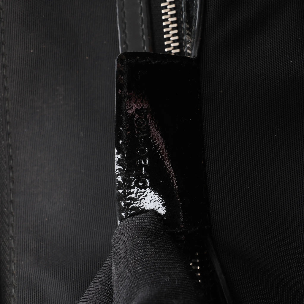 Dior Soft Lady Dior Patent Leather Cannage Large Shoulder Bag in Black