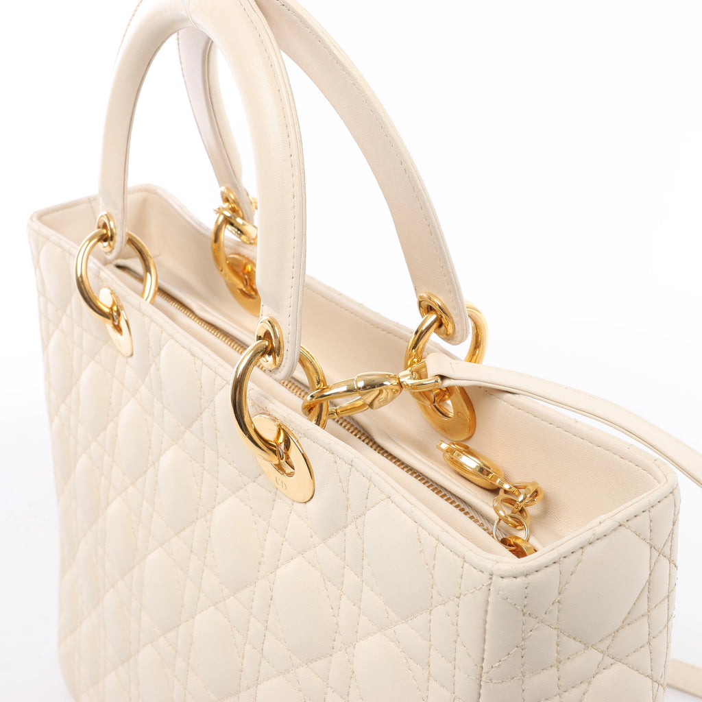 Bolso de hombro grande de lona Dior Book Tote en negro y blanco