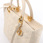 Bolso de hombro grande de lona Dior Book Tote en negro y blanco