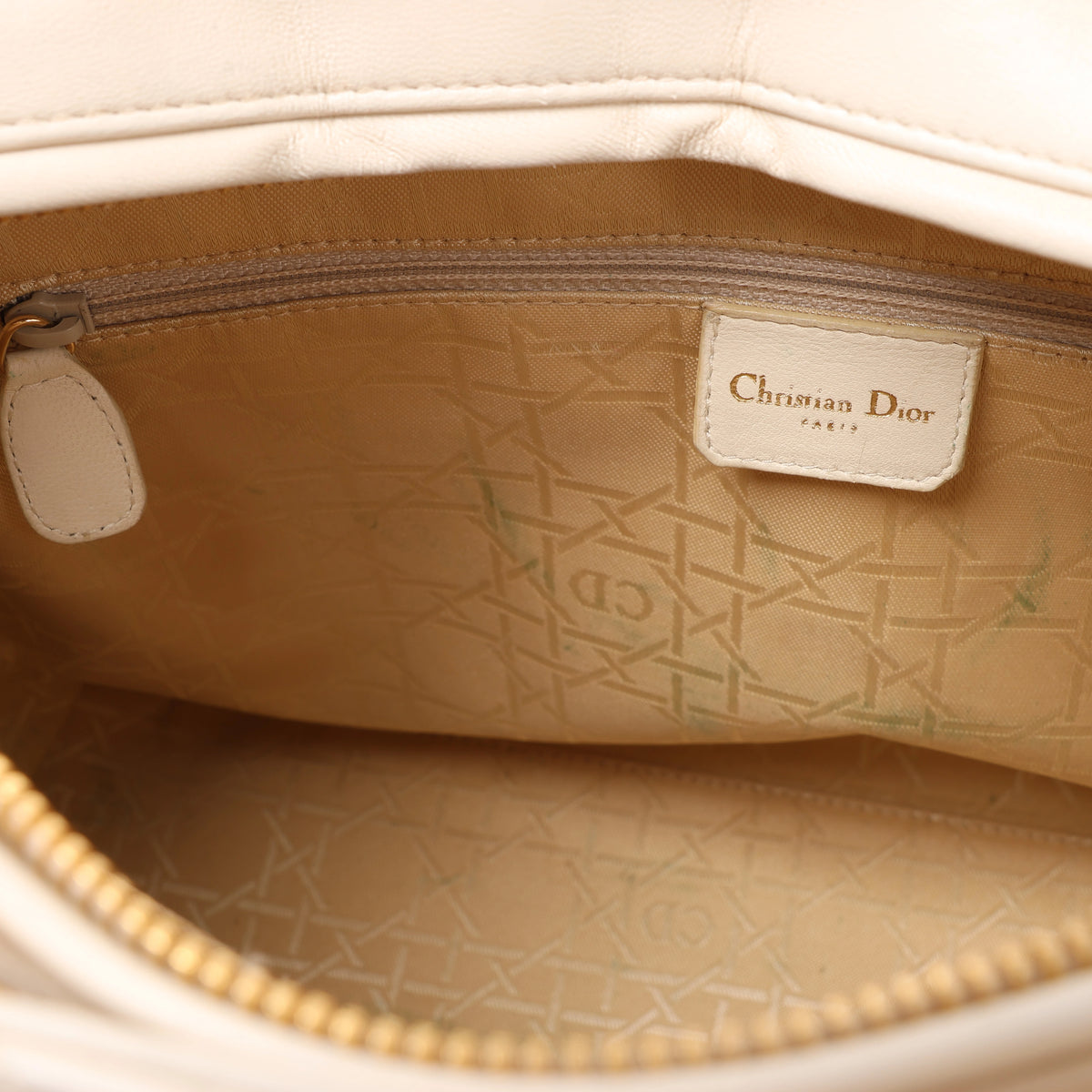 Bolso de hombro grande de lona Dior Book Tote en negro y blanco