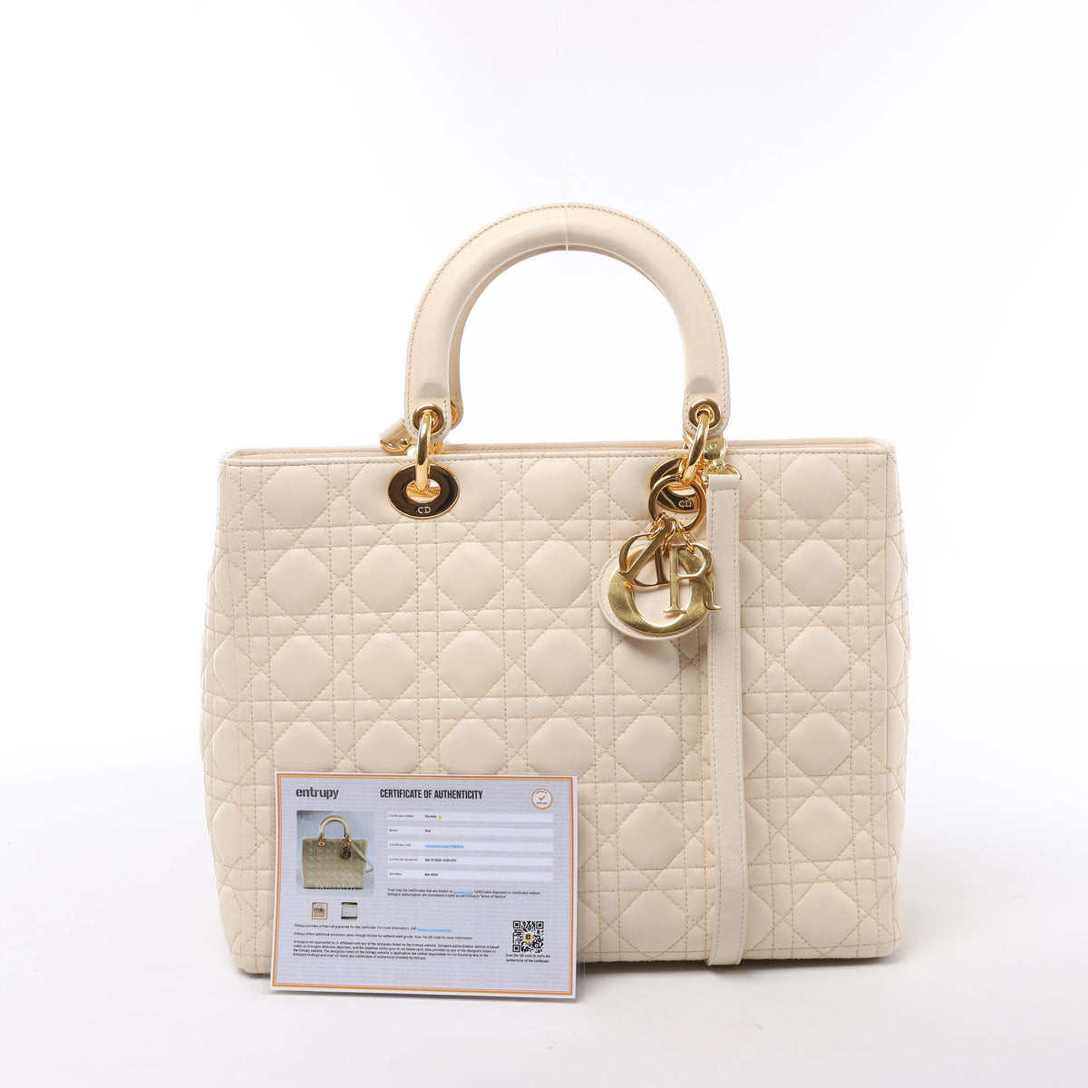 Bolso de hombro grande de lona Dior Book Tote en negro y blanco
