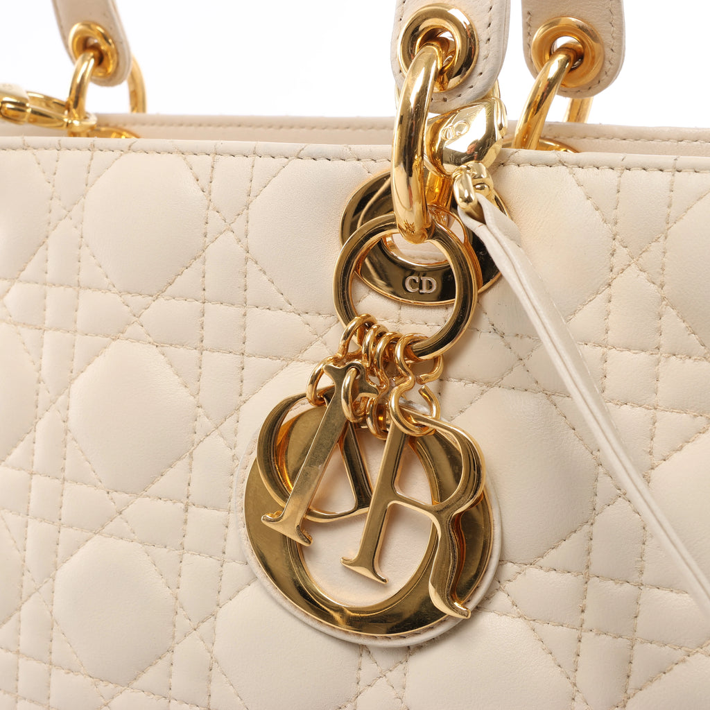 Bolso de hombro grande de lona Dior Book Tote en negro y blanco